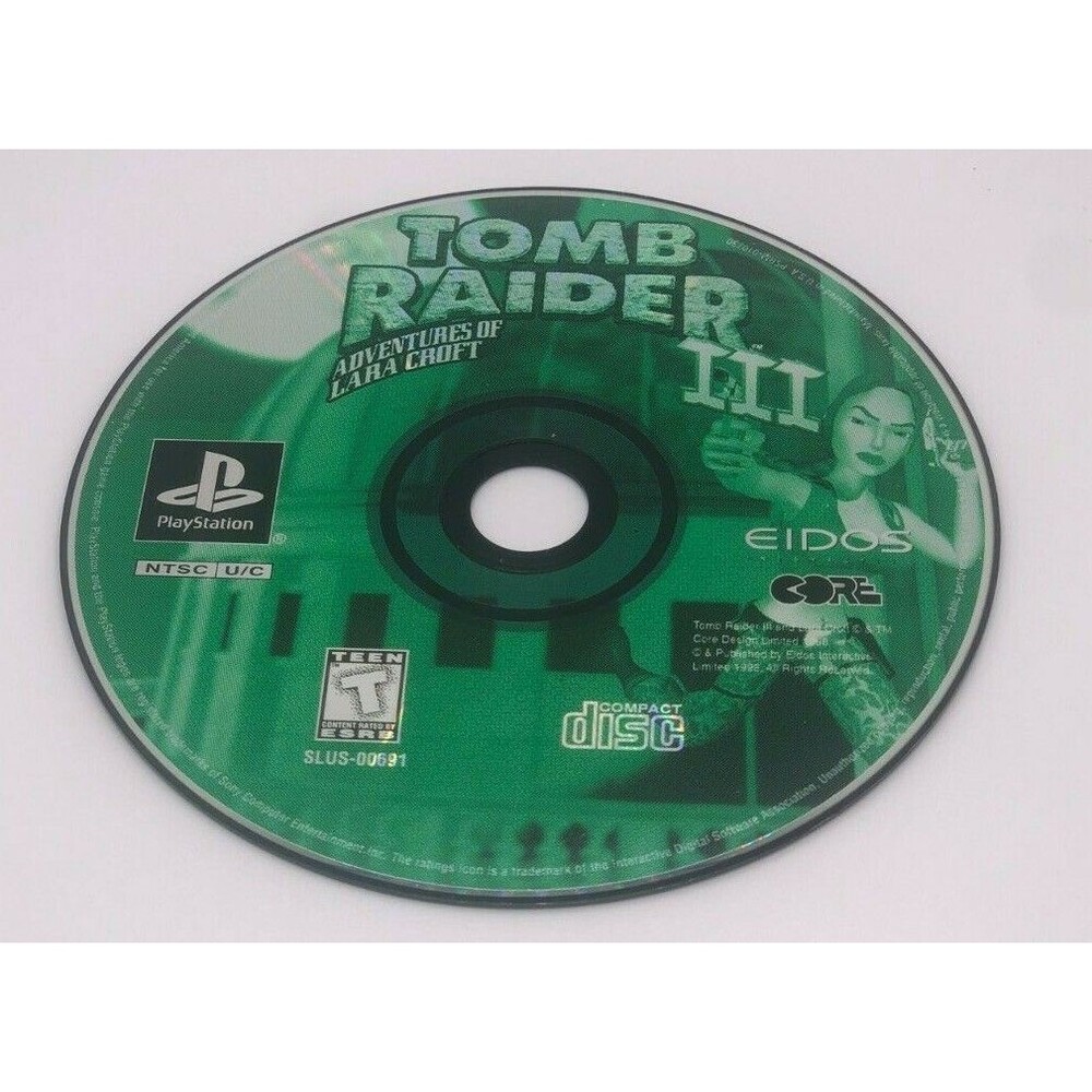Tomb Raider III: Adventures of Lara Croft (Sony PlayStation 1, 1998)